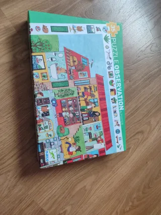 Puzzle Djeco Observación y Poster 35 piezas