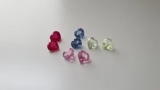 2 Piedras Joyería Corazón 8x8