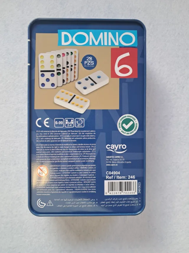 Dominó educativo ABC 123 Cayro