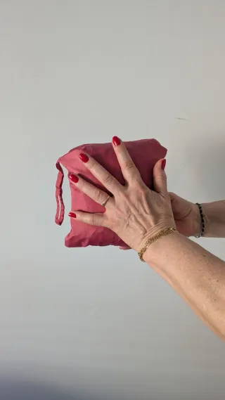 Chubasquero rosa mujer con capucha