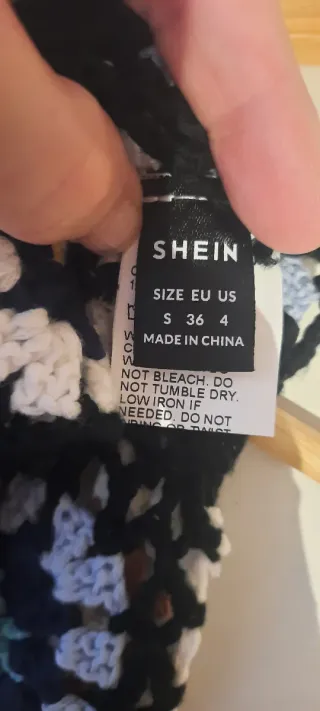 Chaleco Crochet Multicolor Talla Única