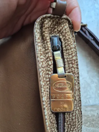 Borsetta Borbonese vera pelle marrone