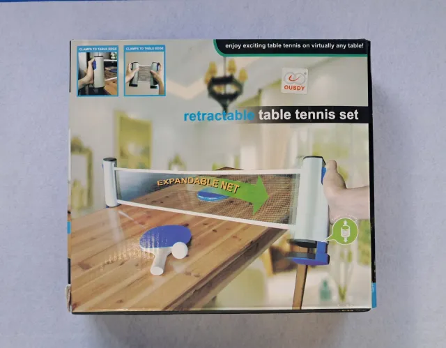 Set de Ping Pong: 2 Palas, Red y Bolas