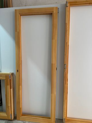 Ventanas de madera nuevas