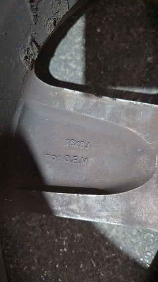 LLANTA SUELTA AUDI R18 18X8J REPUESTO