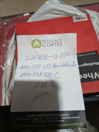 Rodamientos traseros