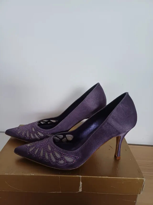 Zapatos de salón morados