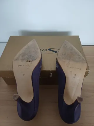 Zapatos de salón morados
