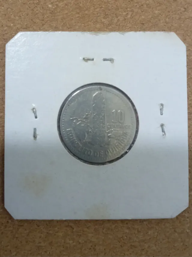 Moneda Guatemala 10 Centavos 1978