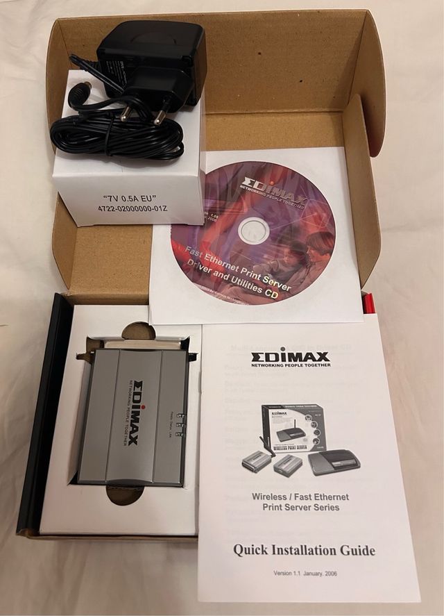Server di stampa Edimax Fast Ethernet