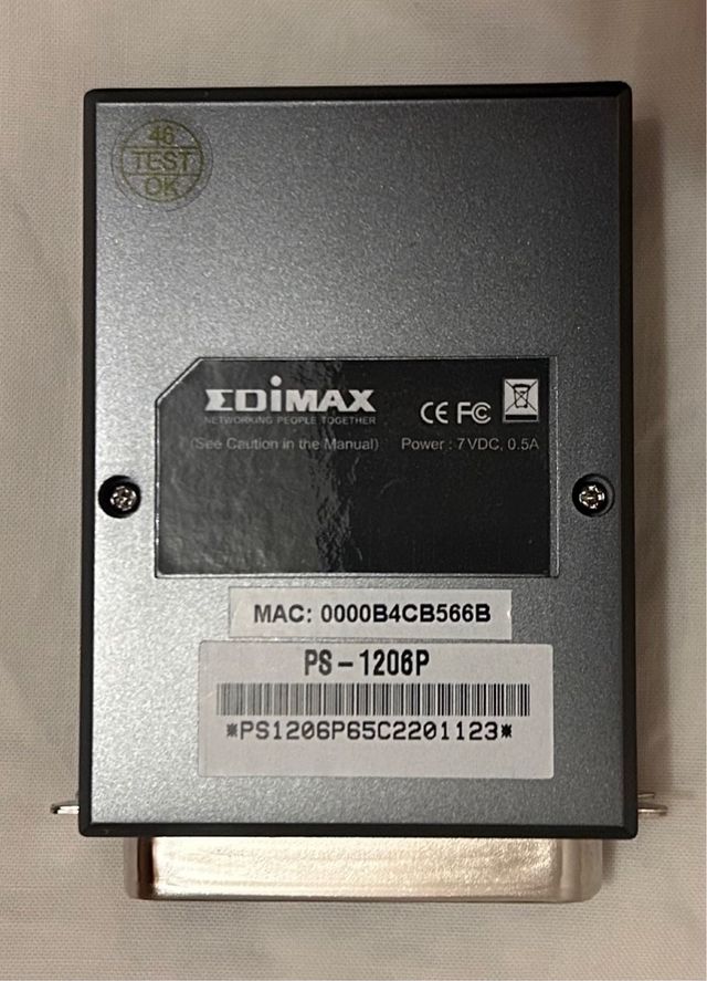 Server di stampa Edimax Fast Ethernet