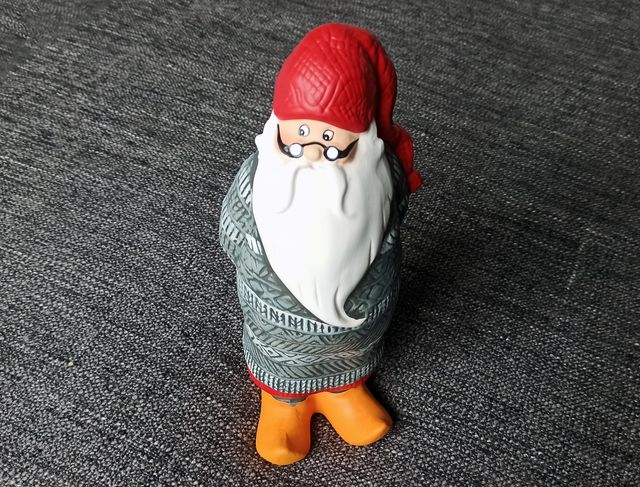 Figura di Babbo Natale in ceramica (NUOVA)
