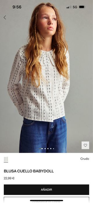 Blusa nueva niña Mango 8 años