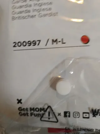 Disfraz Soldadito plomo/Cascanueces/Guardia Real