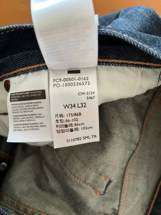 Levi's 501 Jeans Talla 34x32