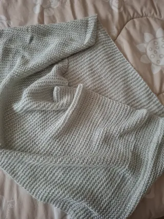 Scaldacollo grigio e argento