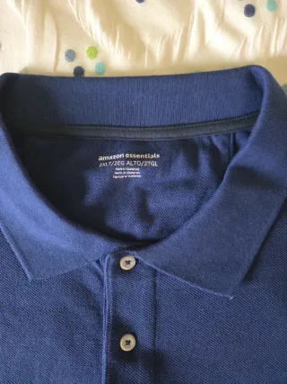 Polo Amazon Hombre Azul Talla XXL Nuevo