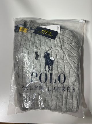 Jersey Polo Ralph Lauren Gris de ochos.