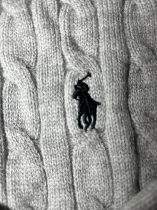 Jersey Polo Ralph Lauren Gris de ochos.