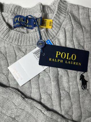 Jersey Polo Ralph Lauren Gris de ochos.