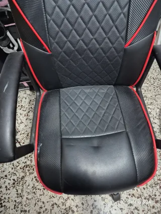 Silla Gamer Escritorio Negra y Roja