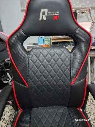 Silla Gamer Escritorio Negra y Roja