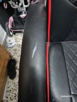 Silla Gamer Escritorio Negra y Roja