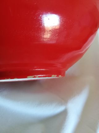 Ciotola tonda in terracotta rossa