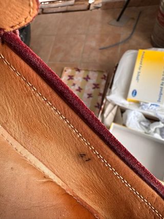 Mocasines de ante de color teja