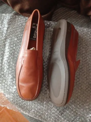 Zapatos de piel Dingo-Fluchos caballero talla 45.