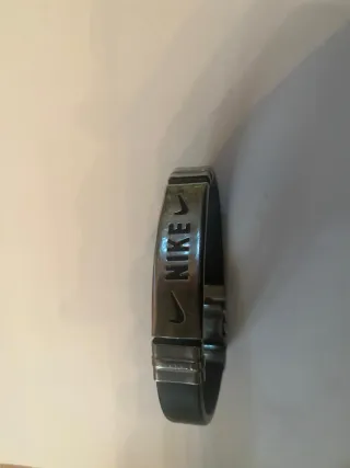 Pulsera Nike Caucho y Acero
