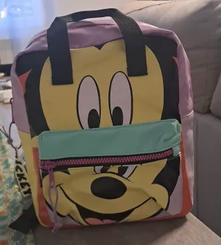 Mochila Disney Mickey Mouse Morado y Amarillo