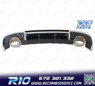 DIFUSOR AUDI A3 8V 12-16 LOOK RS + COLAS ESCAPE