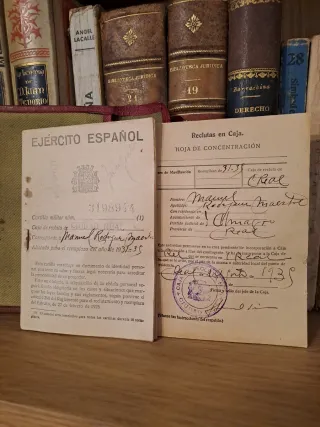 Cartilla militar Ejército Español 1935