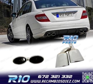 COLAS ESCAPE ESPECIFICA MERCEDES CLASE C W204 07-15 LOOK AMG