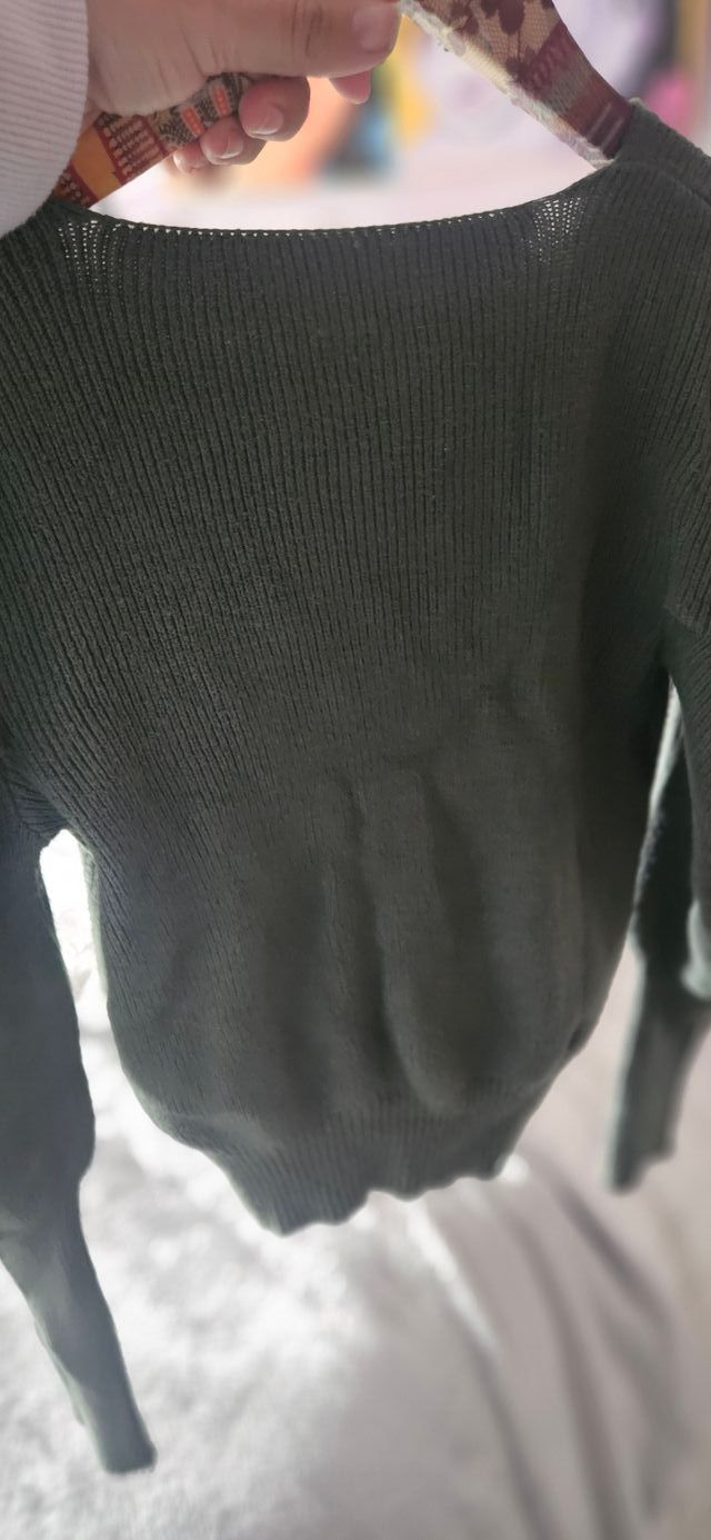 Jersey verde de punto