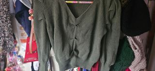 Jersey verde de punto