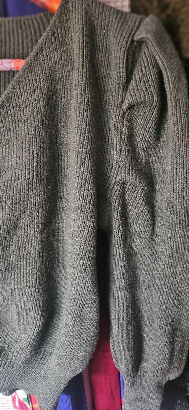 Jersey verde de punto