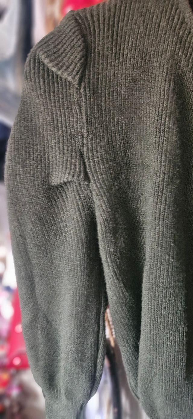 Jersey verde de punto