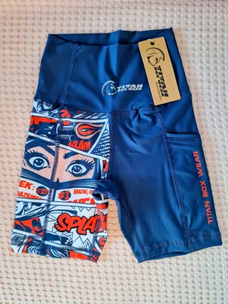 Mallas cortas Titan Box Wear mujer cómic
