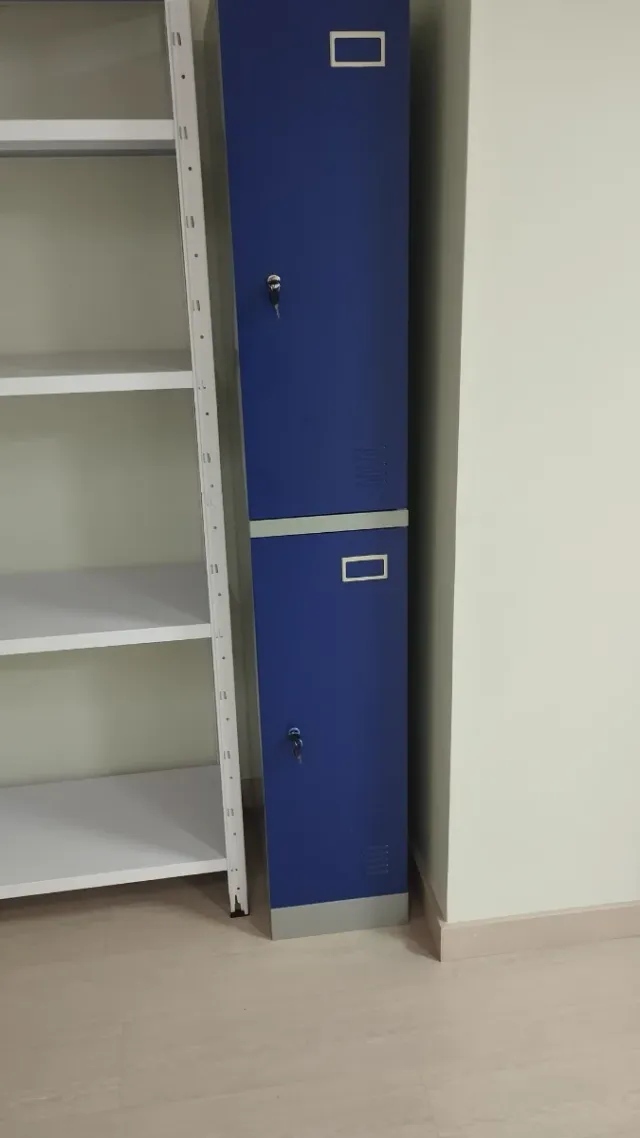 Taquilla vestuario biplaza metálica