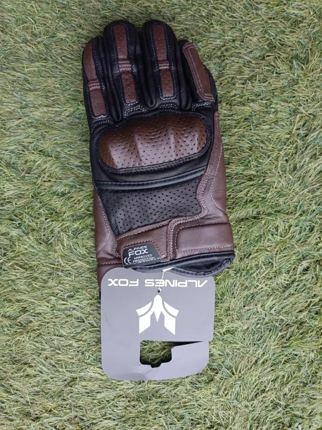 Guantes de Moto FOX Marrones y Negros