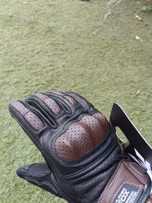 Guantes de Moto FOX Marrones y Negros