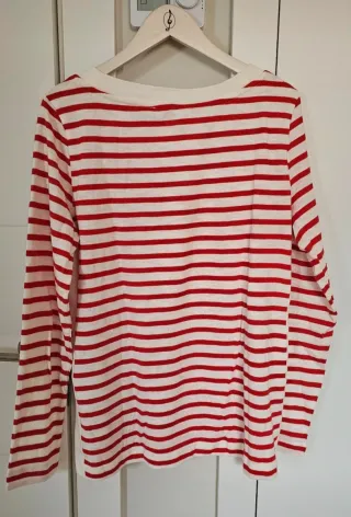 Camiseta Esprit rayas rojas y blancas NUEVA