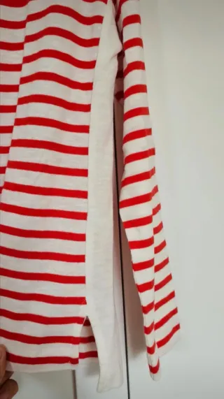 Camiseta Esprit rayas rojas y blancas NUEVA