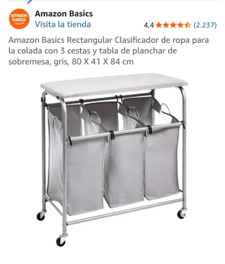 Mesa auxiliar con ruedas