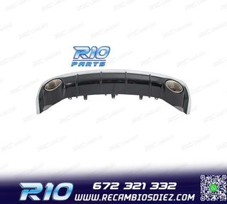 DIFUSOR AUDI A6 4G 15-18 LOOK RS + COLAS ESCAPE