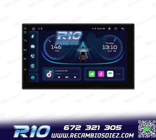 RADIO GPS ANDROID 14 2DIN 7" MULTIMEDIA GPS HD 3 USB SD