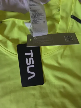 Camiseta Hombre TSLA Talla S Neón. Fluor