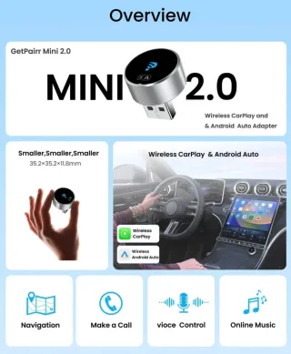 Adaptador Inalámbrico GetPairr Mini 2 en 1